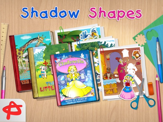 Shadow Shapes: Бесплатные Сказки и Пазлы для Детей на iPad