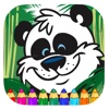 Panda And Bamboo Coloring Book Game Version