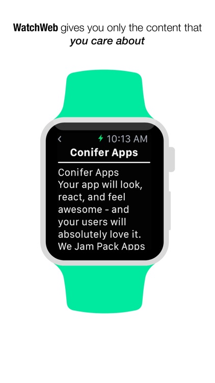 WatchWeb - The Web Browser for your Watch