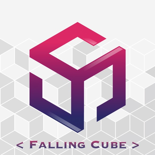Falling cube icon