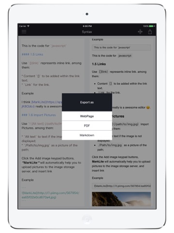 MarkLite －小而美的Markdown编辑器 screenshot 3