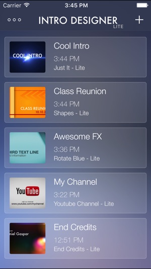 Intro Designer Lite - Create Intros for iMovie(圖4)-速報App
