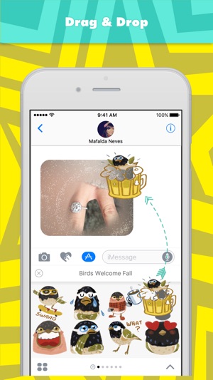 Birds Welcome Fall stickers by Mafalda Neves(圖3)-速報App