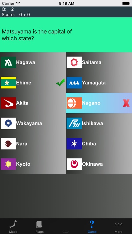 Japan Prefecture's Maps, Flags & Capitals screenshot-4