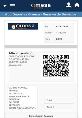 Omesa Deportes screenshot 4