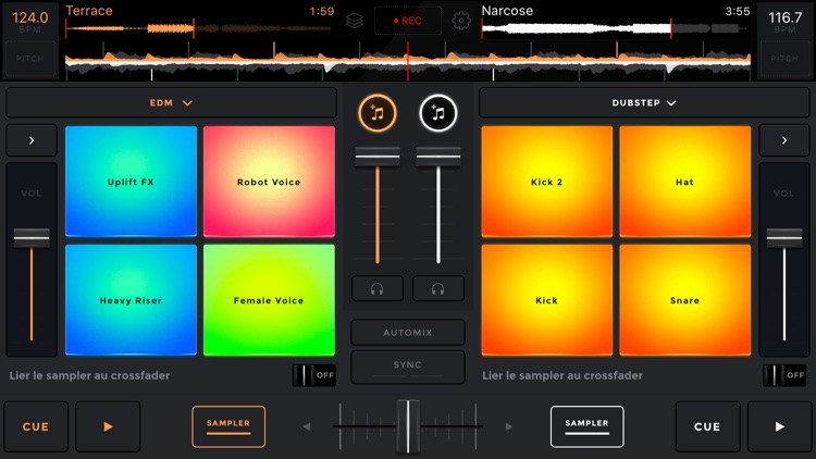 edjing Mix:DJ turntable to remix and scratch music screenshot-0