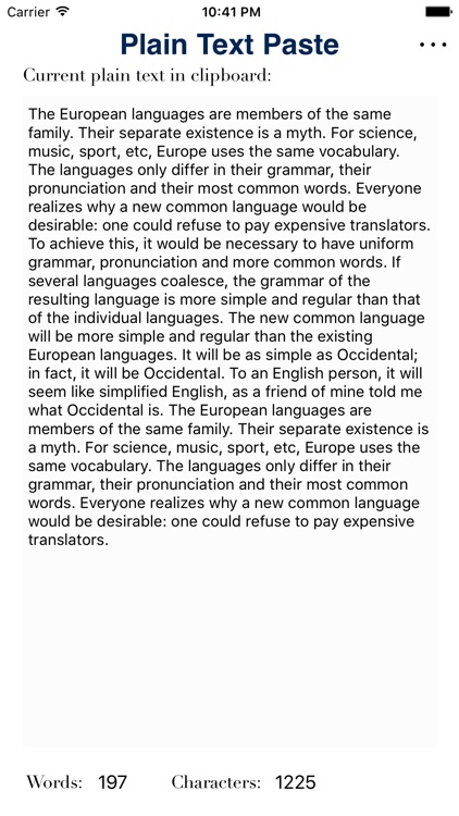 Plain Text Paste