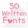 Font for FlipFonts 50 Written