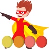Superhero coloring book painting game for kids