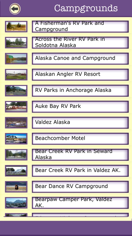 Alaska Campgrounds & Hiking Trails,State Parks