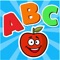 This is an educational application that helps kids learn the alphabet from a to z, including uppercase and lower case