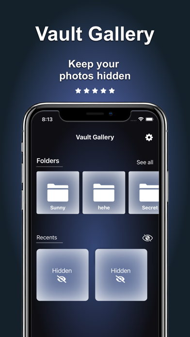 Hide Photos & Vault Gallery Screenshots
