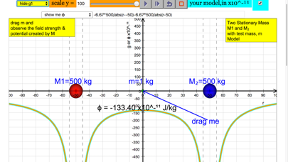 How to cancel & delete 2 Mass Gravity Virtual Lab from iphone & ipad 1