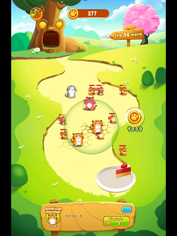 Cats and Mouse Battle for Cake screenshot 4