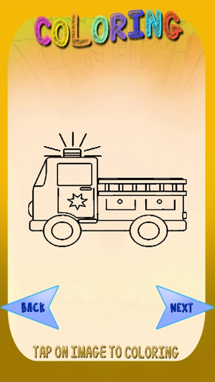 Kids Games Draw Fire Truck Coloring Pages Free