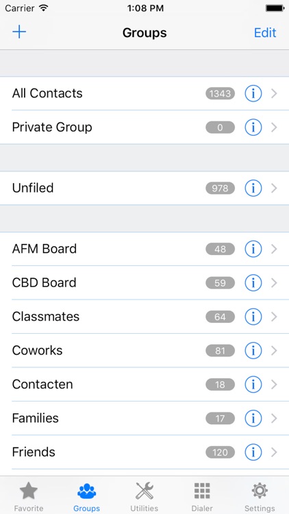 ZXContacts - Smart Contacts & Groups Manager