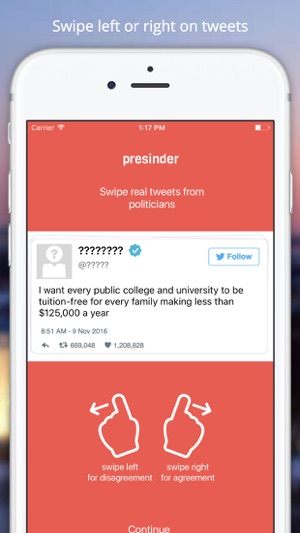 Presinder - Swipe on Politician Tweets(圖3)-速報App