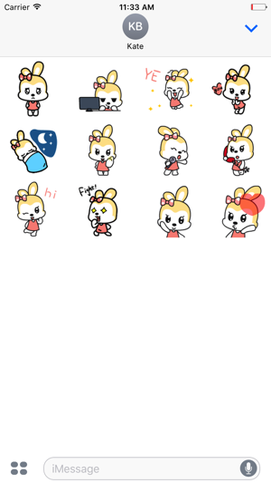 Sophie Rabbit - Animated Stickers And Emoticons(圖2)-速報App