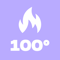 App Icon for 100 degrees - Find the word App in Iceland IOS App Store