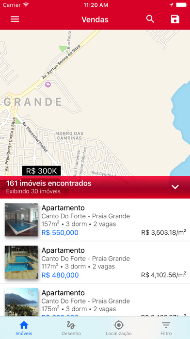 How to cancel & delete Imóveis em Praia Grande from iphone & ipad 1