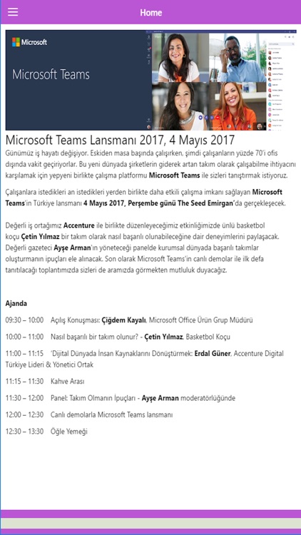 Yenialma Ortamnz Microsoft Teams Lansman Etkinlii