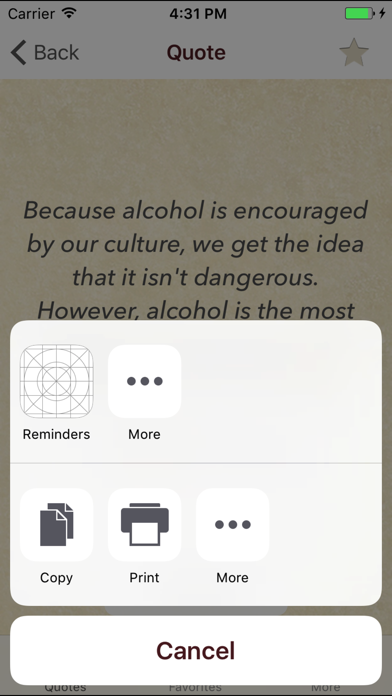 How to cancel & delete Stop Drinking Quotes from iphone & ipad 3