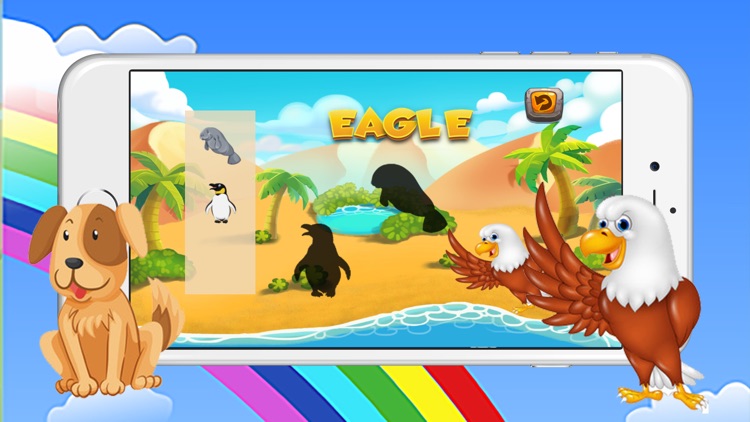 Animal Vocabulary - Puzzle Matching Games for Kids screenshot-3