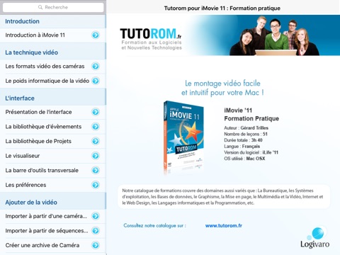 Tutorom pour iMovie '11 - Formation Vidéo screenshot 4