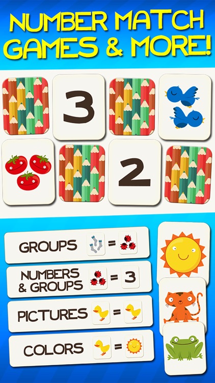 Number Games Match Fun Educational Games for Kids screenshot-0