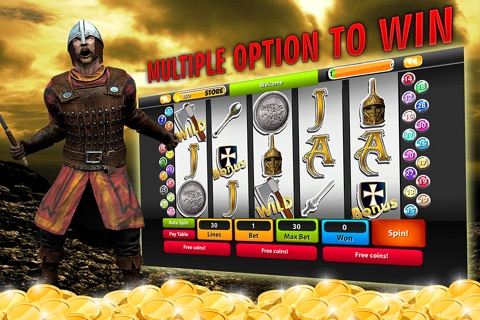 Medieval slot machine-Ancient casino war spins screenshot 2