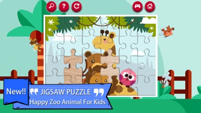 How to cancel & delete Lively Zoo Animals Jigsaw Puzzle Games from iphone & ipad 1