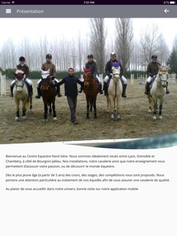 Centre Equestre Nord Isère screenshot 2