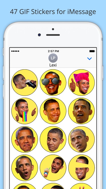 Obama GIF Stickers - Funny Emojis for iMessage