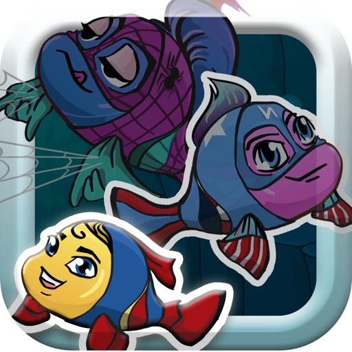 Dress up Cute Fish Superhero Creator Icon