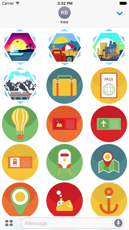 Travel - Stickers Pack for iMessage