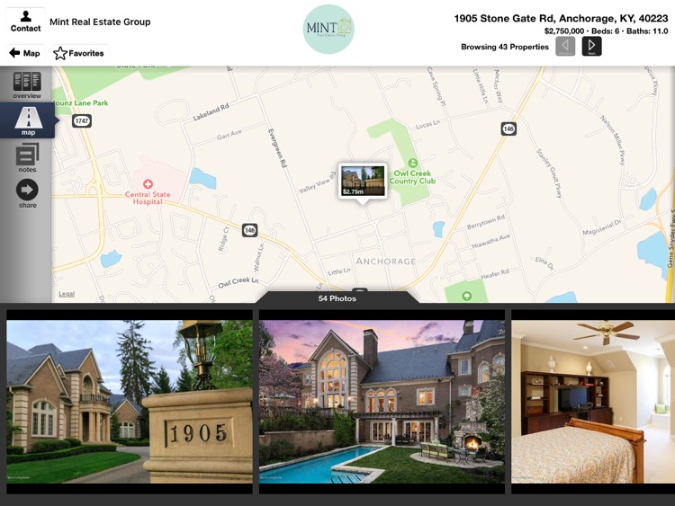 MINT Real Estate Group Mobile for iPad