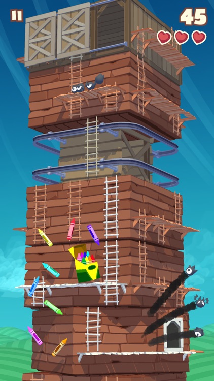 Twisty Sky - Endless Tower Climber screenshot-1