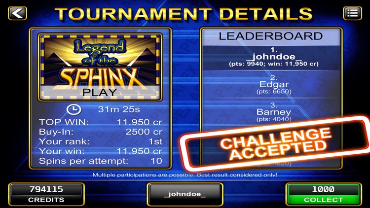 Apex Slot Challenge By Apex Gaming Technology