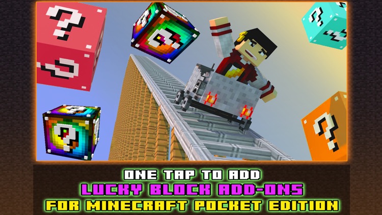 Lucky Block Addons for Minecraft Pocket Edition PE