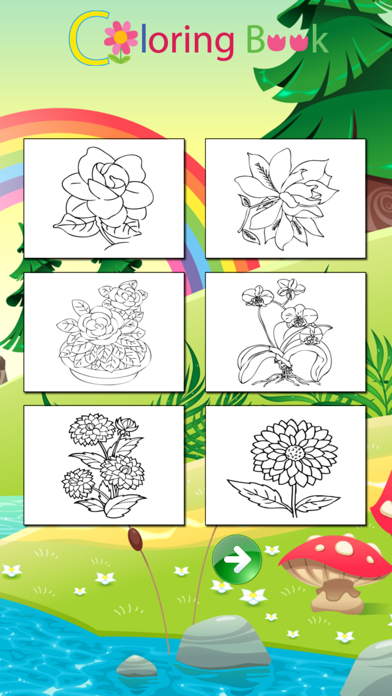 How to cancel & delete Beautiful Flowers Coloring Pages For Kids from iphone & ipad 3