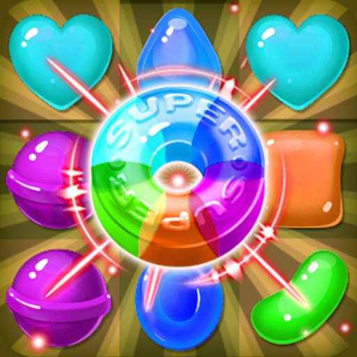 Gorgeous Jelly Match Puzzle Games Icon