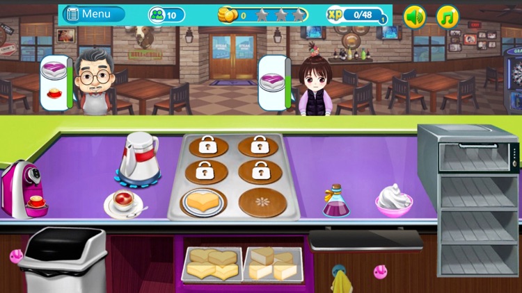 coffee shop game - my cafe