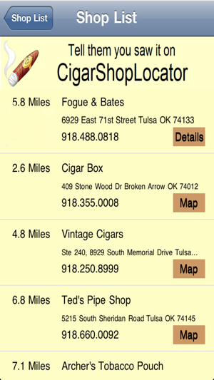 CigarShopLocator(圖2)-速報App