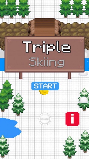 Christmas Triple Skiing - Run Run Pixcel 2D(圖1)-速報App