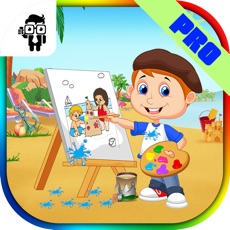 Activities of Summer Vacation Kids Coloring Book Pro