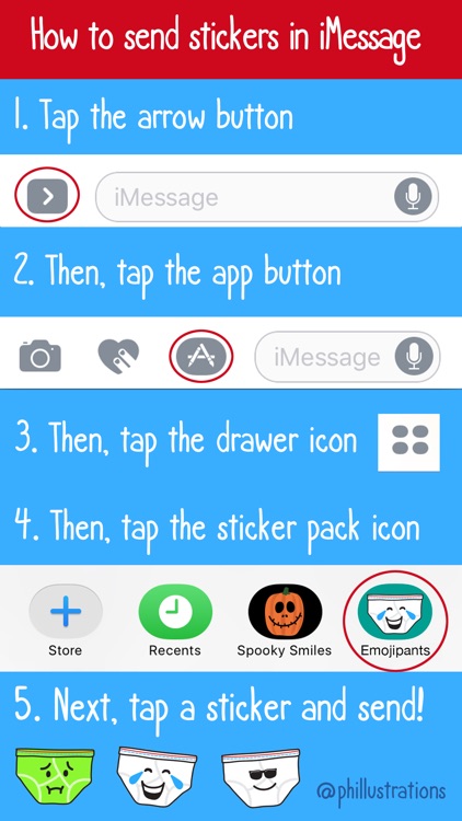 Emojipants Sticker Pack screenshot-4