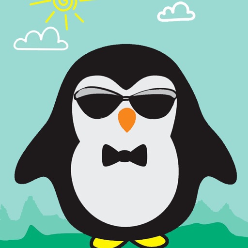 Free Club Penguins Coloring Page Game Version Icon