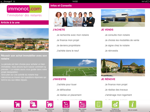 Immonot pour iPad screenshot 3