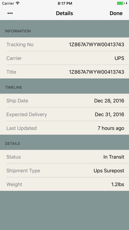 Shipments - Package Tracker screenshot-4
