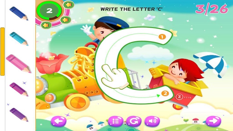 Alphabet Learning Letters Writing ABC Preschool screenshot-3